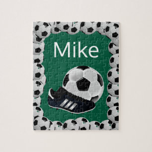 Soccer Jigsaw Puzzle Green