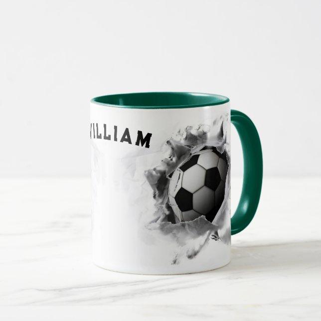Soccer Keepsake Mug (Front Right)