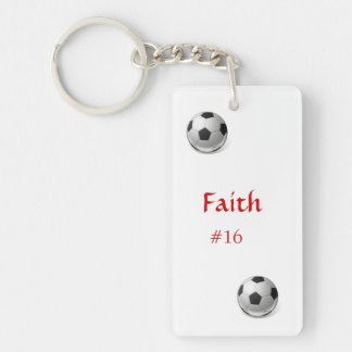 Soccer keychain