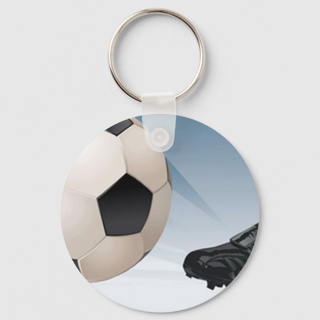 Soccer Kick Keychain (Front)