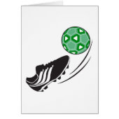 soccer kick kicking ball graphic (Front)