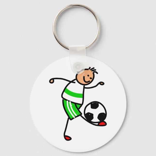 Soccer Kid Keychain (Front)