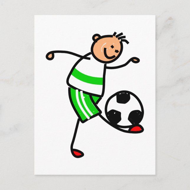 Soccer Kid Postcard (Front)
