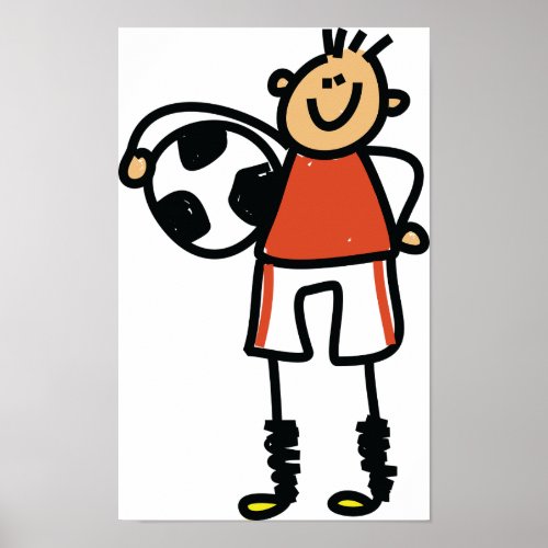 Soccer Kid Poster