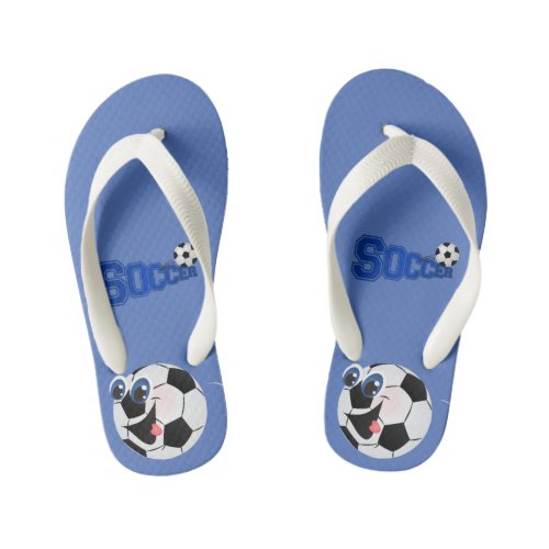 Soccer _  Kids Flip Flops