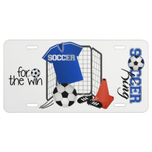 Soccer King license plate
