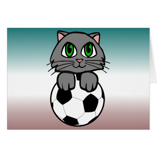 Soccer Kitten Cards (Front Horizontal)
