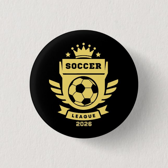 Soccer League 2026 Button (Front)