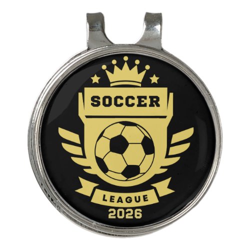 Soccer League 2026 Golf Hat Clip