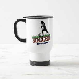 Soccer Leave Me Here Travel Mug
