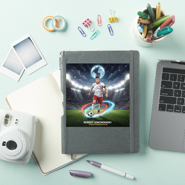 Soccer Legend Action Notebook Sticker (iPad Cover)