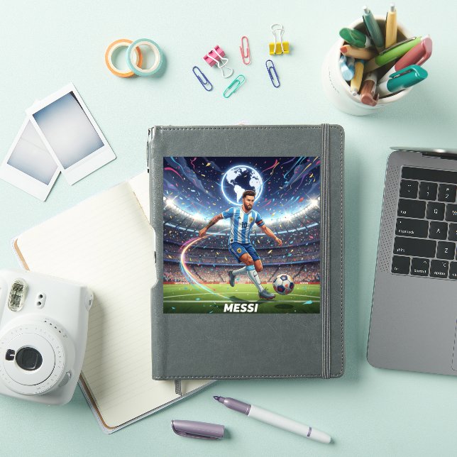 Soccer Legend Action Notebook Sticker (iPad Cover)