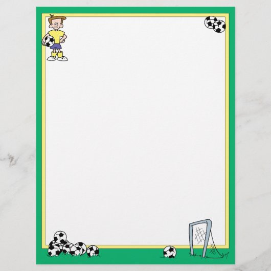 Soccer Letterhead (Front)
