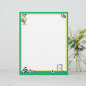Soccer Letterhead (Standing Front)