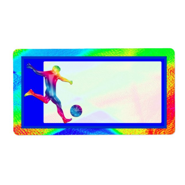 Soccer Lights Shipping Label (Front)