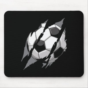 Soccer Ll Claw Mark Rip Scratches Cool Gameday Mouse Pad