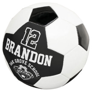 Soccer Logo - Black and White Soccer Ball