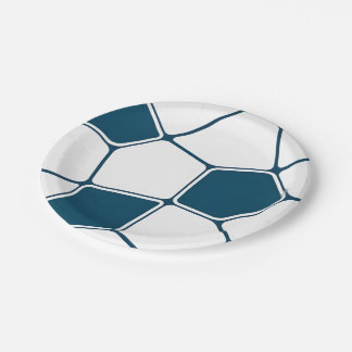 Soccer Love Paper Plates