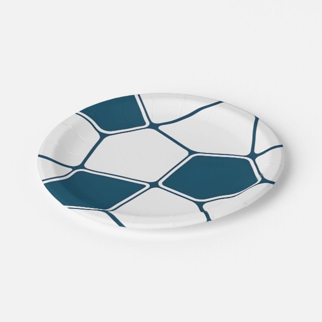 Soccer Love Paper Plates (Angled)