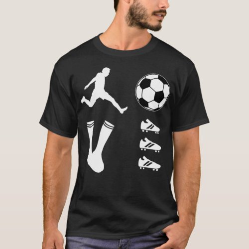 Soccer Love womens football  T_Shirt