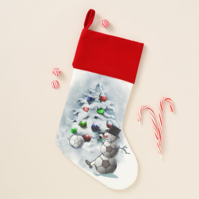 Soccer Lovers Christmas Stocking (Front)