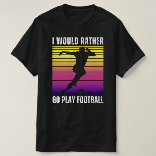 Soccer Lovers Quote with White Text T_Shirt