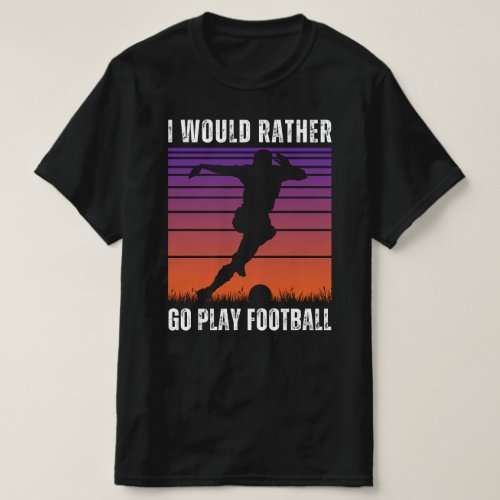 Soccer Lovers Quote with White Text T_Shirt