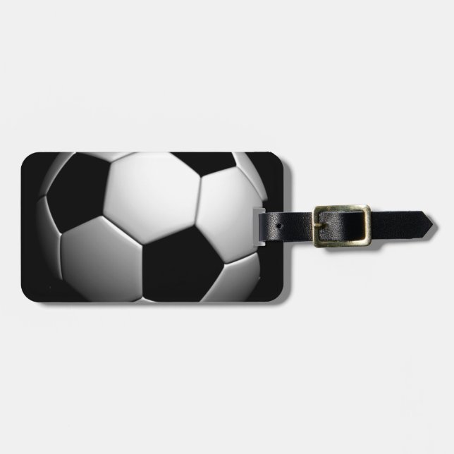Soccer Luggage Tag (Front Horizontal)
