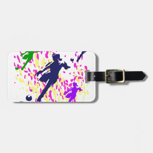 SOCCER LUGGAGE TAG