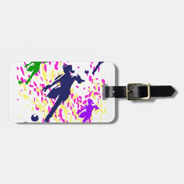 SOCCER LUGGAGE TAG (Front Horizontal)