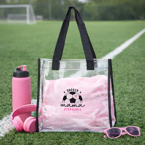 Soccer Mama Clear Tote Bag