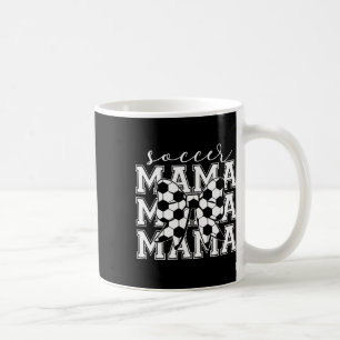 Soccer Mama Retro Groovy Soccer Softll Mom Coffee Mug