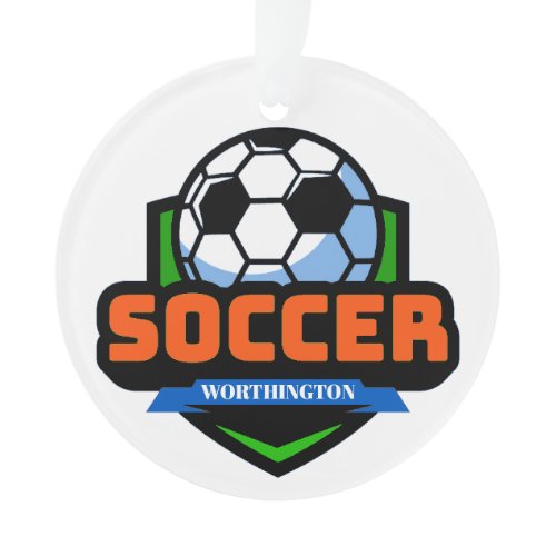 SOCCER Medal Ornament