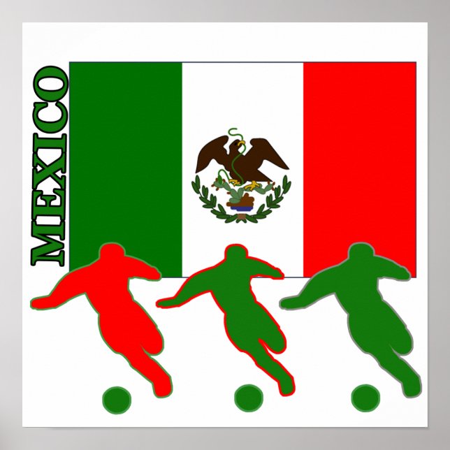 Soccer Mexico Poster (Front)