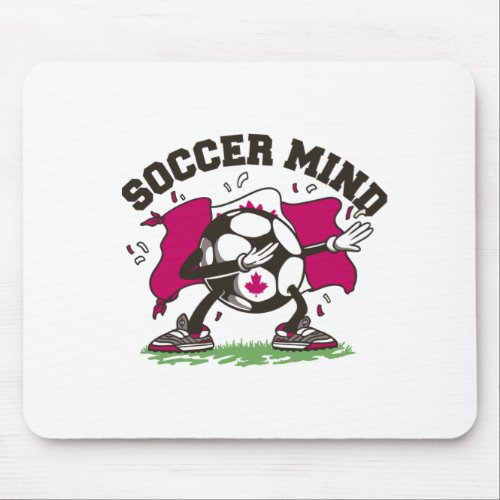 SOCCER MIND CANADA BALL DABBING MOUSE PAD