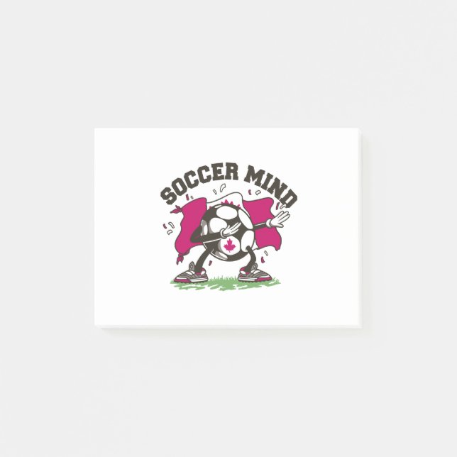 SOCCER MIND CANADA BALL DABBING POST-IT NOTES (Front)