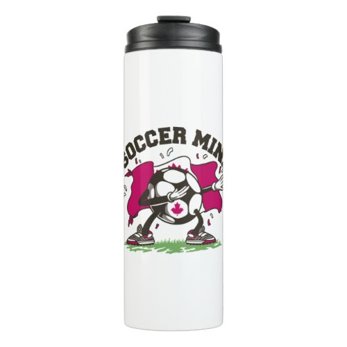 SOCCER MIND CANADA BALL DABBING THERMAL TUMBLER