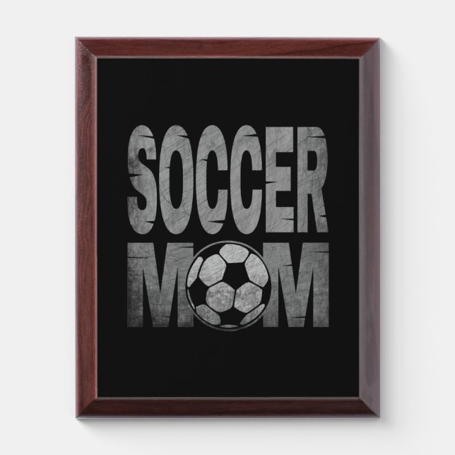 SOCCER MOM  AWARD PLAQUE (Vertical)