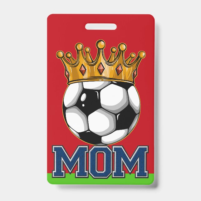 Soccer MOM Badge (Front)