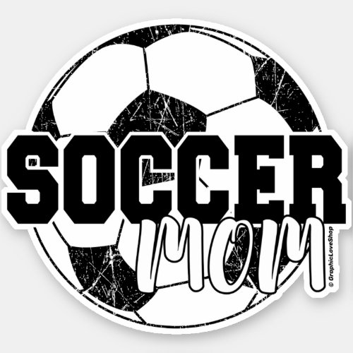 Soccer Mom Ball _ GraphicLoveShop Sticker