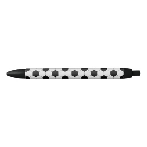 Soccer Mom Black and White Soccer Ball Black Ink Pen