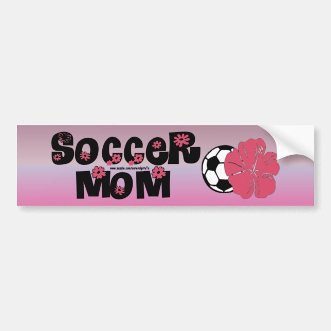 Soccer Mom Bumper Sticker (Front)
