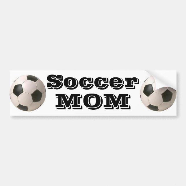 Soccer Mom - Bumper Sticker (Front)