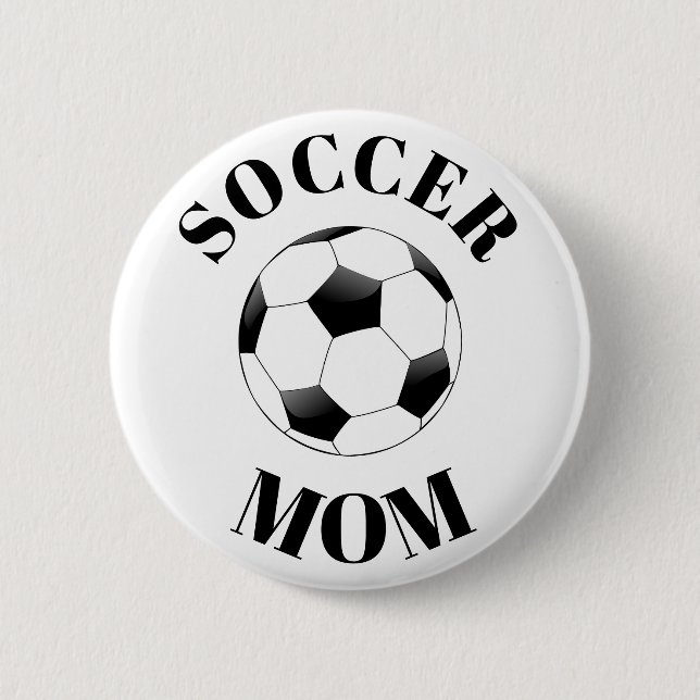 Soccer Mom  Button (Front)