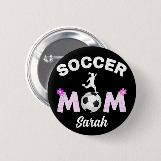 Soccer Mom Button (Front & Back)