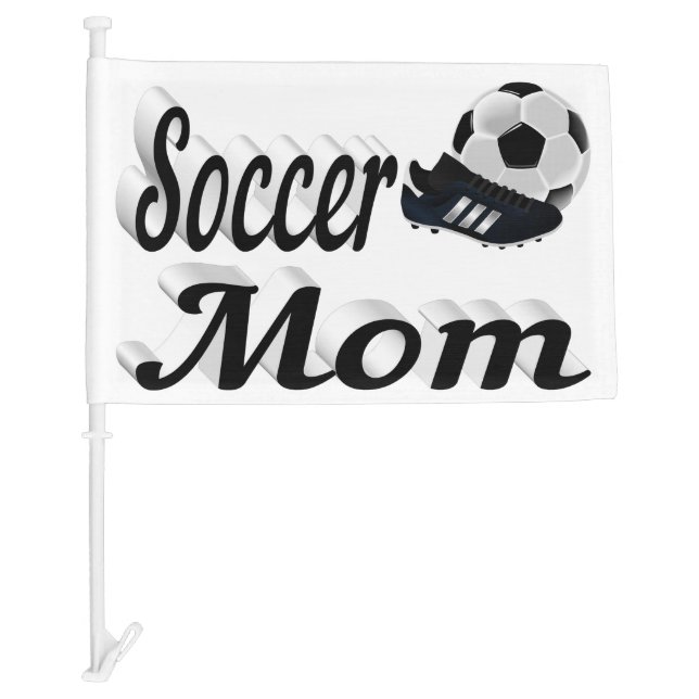 Soccer Mom Car Flag (Front)