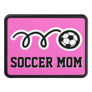 Soccer mom car hitch cover   Funny sport gift idea