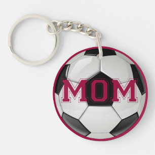 Soccer Mom Custom Colors Keychain