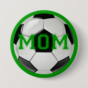 Soccer Mom Custom Colors Pinback Button