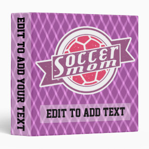 Soccer Mom Customizable Binder Album